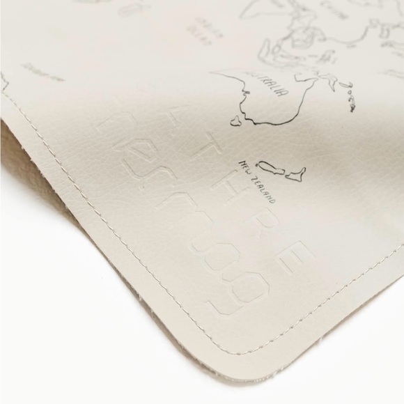 Gathre World Map Wall Art in Cream - Picture 2 of 4